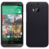 HTC One M8 Hard Shell Back Cover - Black