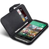 Load image into Gallery viewer, HTC One M8 Wallet Case - Black