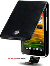 Load image into Gallery viewer, HTC One X Flip Case Black