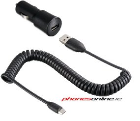 HTC CC C200 MicroUSB Car Charger for Desire, Desire HD, Wildfire