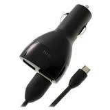 HTC CC C300 MicroUSB Dual Car Charger for Desire, Desire HD, Wildfire