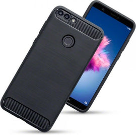 Apple iPhone SE 2 2020 Carbon Fibre Gel Cover - Black