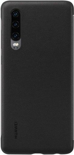Huawei P30 Official Smart View Flip Wallet Cover - Black