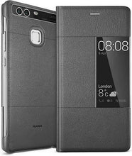Load image into Gallery viewer, Huawei P9 Rimless View Flip Case Genuine - Dark Grey