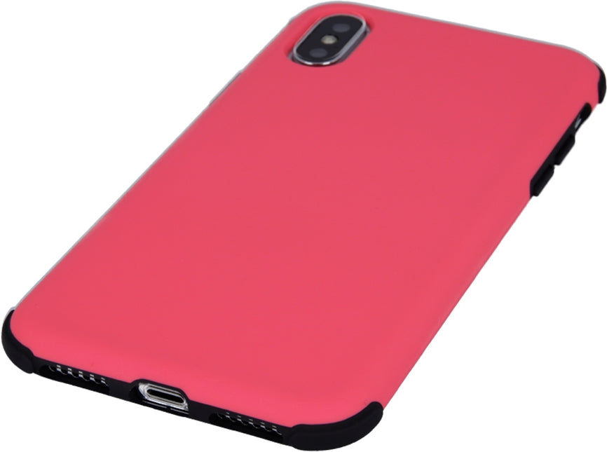 iPhone 11 Defender Rubber Rugged Case - Pink