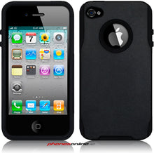 Load image into Gallery viewer, iPhone 4S / iPhone 4 Endurance Rugged Case Black