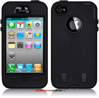iPhone 4/4S Explorer Rugged Case Black