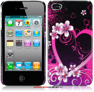 iPhone 4 / 4S Flower Case Pink