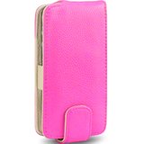 iPhone 4 / 4S Leather Flip Case Pink