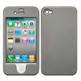 iPhone 4 / 4S Grey Hard Shell Protective Case