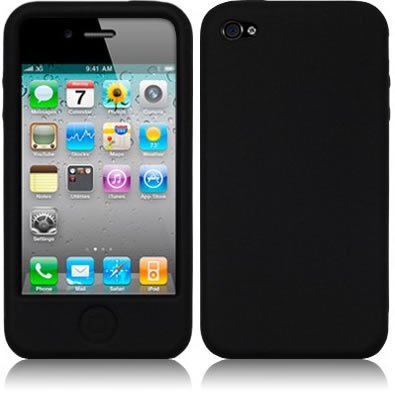 iPhone 4 / 4S Silicon Cover - Black
