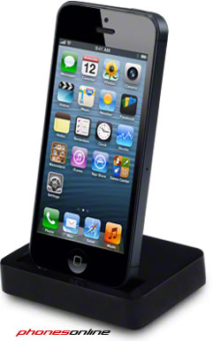 iPhone 5/5S Charging Dock Black