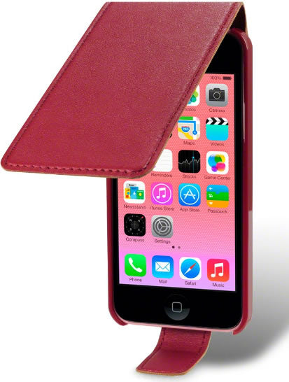 Apple iPhone 5C Flip Case - Red