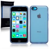 Apple iPhone 5C Frosted Bumper Case - Blue