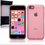 Apple iPhone 5C Frosted Bumper Case - Pink