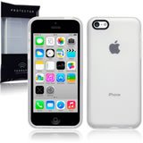 Apple iPhone 5C Frosted Bumper Case - White