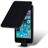Load image into Gallery viewer, Apple iPhone 5 / 5S / SE Flip Case Black