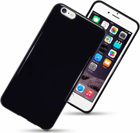 Apple iPhone 6 Plus / 6S Plus Gel Skin Case - Black