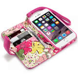 iPhone 8 Wallet Case - Pink / Floral