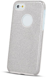 iPhone 8 Glitter Cover - Silver