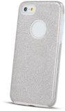 iPhone 8 Glitter Cover - Silver