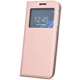 Load image into Gallery viewer, Apple iPhone 7 Clear View Wallet Case - Rose Gold/Pink