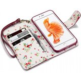 Apple iPhone 8 Wallet Case - Red/Floral