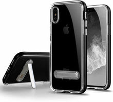 Load image into Gallery viewer, Apple iPhone 8 Gel Case With Stand - Clear/Black
