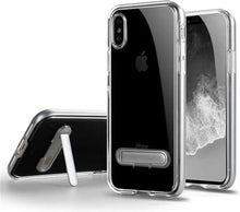 Load image into Gallery viewer, Apple iPhone 7 Gel Case With Stand - Clear/Silver