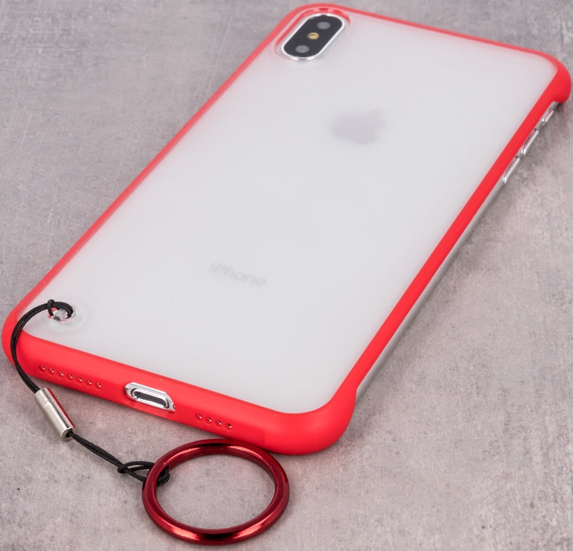 iPhone 8 Frameless Protective Cover - Red