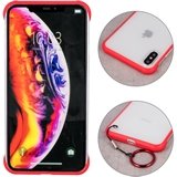 iPhone X / XS Frameless Protective Cover - Red