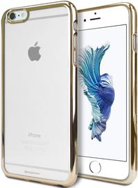 Apple iPhone 8 Gel Case - Clear/Gold
