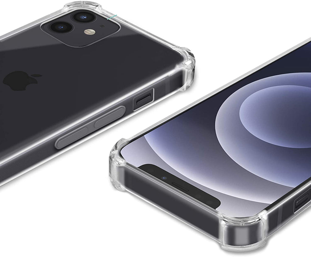 iPhone 13 Mini 5.4 inch Gel Bumper Anti-Shock Cover - Clear Transparent