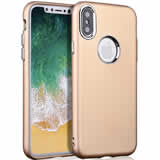 Load image into Gallery viewer, Apple iPhone X TPU Rubberised Case - Gold