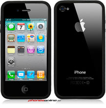 Load image into Gallery viewer, iPhone 4 / 4S Bumper Case Black