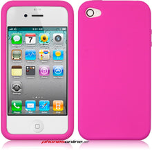 Load image into Gallery viewer, iPhone 4 Silicon Skin Pink