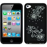 Load image into Gallery viewer, iPod Touch 4 Silicon Skin Black/White