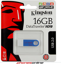 Load image into Gallery viewer, Kingston DataTraveler 109 8GB USB Memory Stick