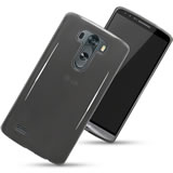 LG G3 Gel Skin Case - Smoke Black