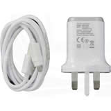 LG MCS-04UR USB 3 Pin USB Charger with Data Cable