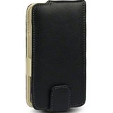 LG Optimus 2X Leather Flip Case Black