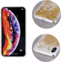 Load image into Gallery viewer, iPhone 6 / 6S Liquid Letters Glitter Cover - Gold