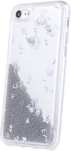 Load image into Gallery viewer, iPhone 7 Liquid Letters Glitter Cover - Silver