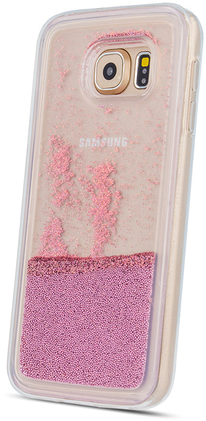 Samsung Galaxy A71 Liquid Sparkle Cover - Rose Gold Pink