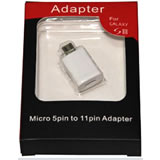 MHL Micro USB 11 Pin to 5 Pin Adapter for Galaxy S3