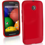 Motorola Moto E Gel Case - Red