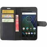 Load image into Gallery viewer, Motorola Moto G5S Wallet Case - Black
