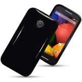 Motorola Moto E Gel Skin Case - Black