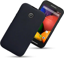 Load image into Gallery viewer, Motorola Moto E Hard Shell Case - Black