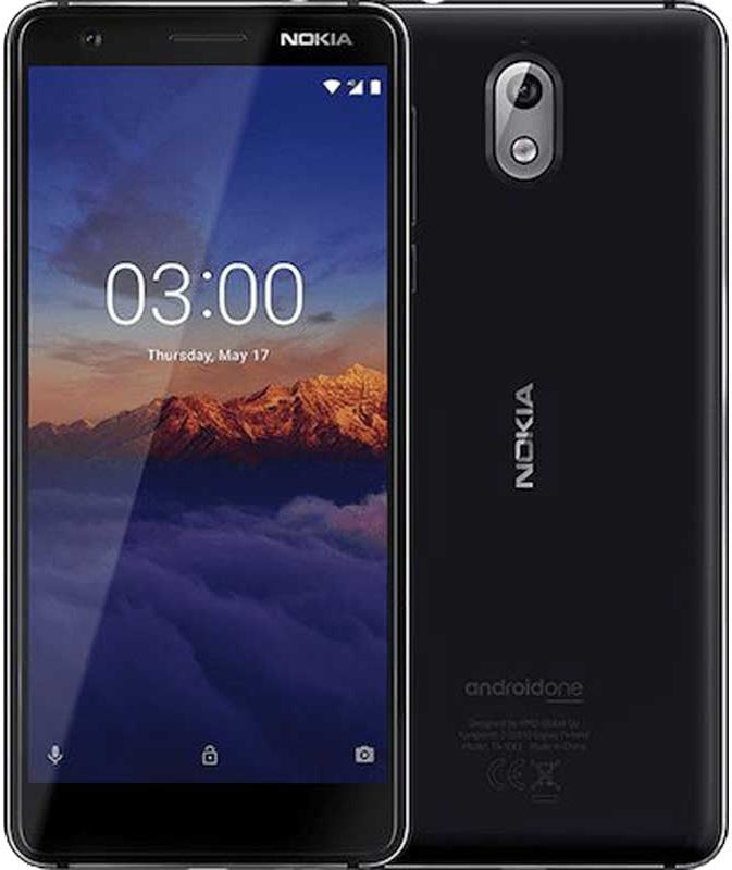Nokia 3.1 2018 Dual SIM Phone - Black